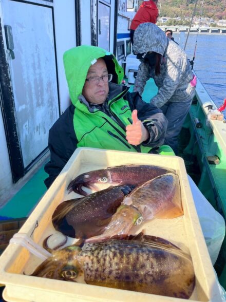 湘南エリア出船の秋アオリイカ狙い・その②!!