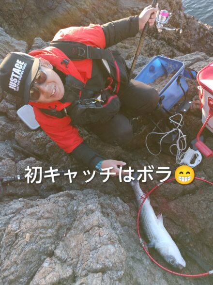 今期初磯釣りは有田の逢井から♪
