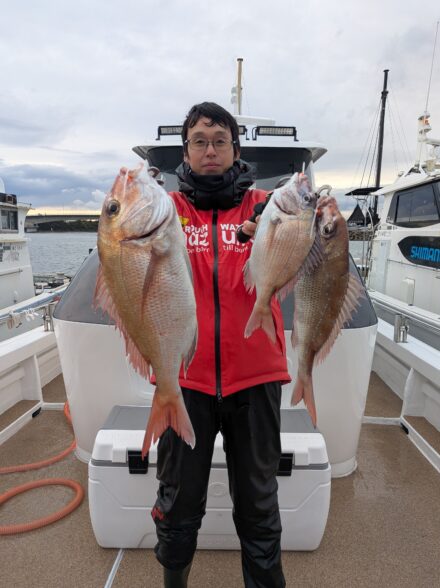 明石鯛ラバ12月25日