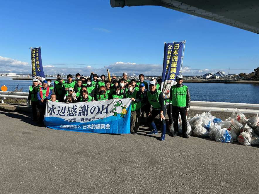 大阪北港舞洲 夢舞大橋周辺の清掃活動