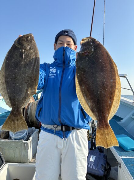 ヒラメ飲ませin鳥羽沖