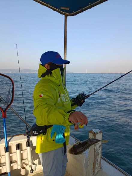 初釣りはカットウ釣り!!