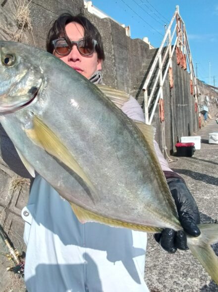 初釣り　海正丸　シマアジ