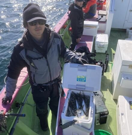 東京湾でビシっとアジを