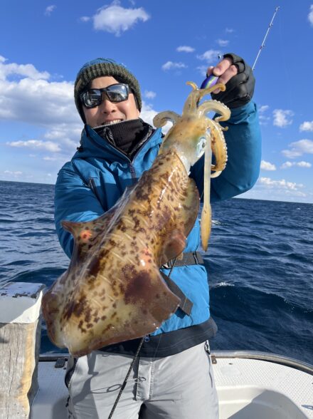 真冬の志摩沖ティップラン