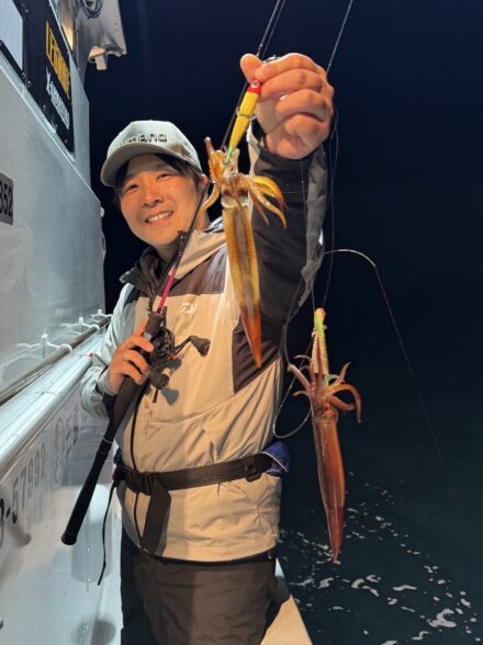 翔吉丸でバチコン&イカメタル