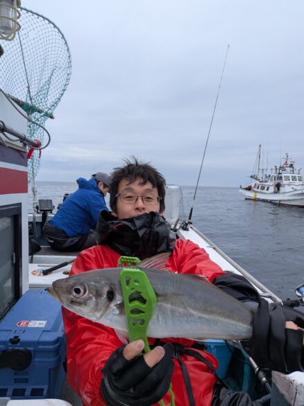 4月15日和歌山御坊天秤ジャンボ平アジ釣り
