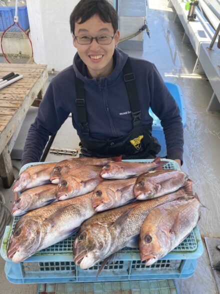 明石鯛ラバ5月9日午前便