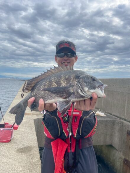 波止グレ開幕🎣＠たまや渡船北港→貝塚人工島