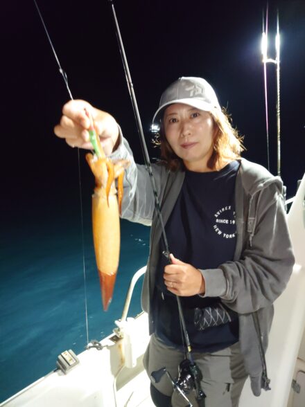 五ヶ所湾沖でバチコン☆イカメタル
