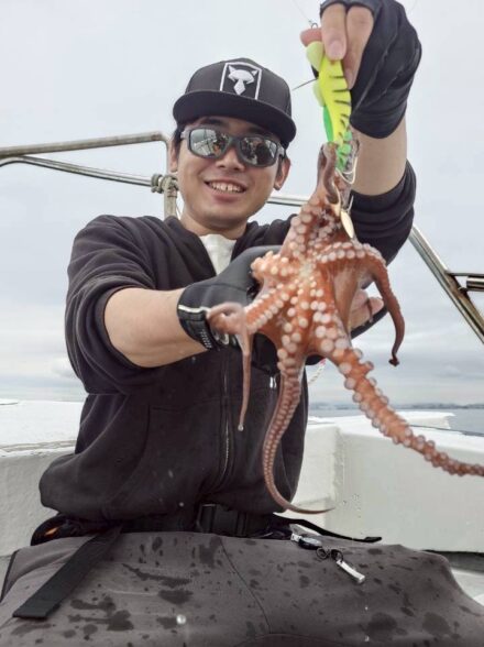 明石タコ釣り研修in釣り船キャッチさん
