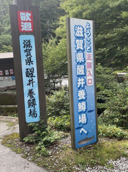 雨上がりの醒井に