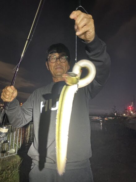 初めてのうなぎ釣り
