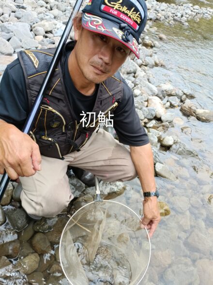 初めての鮎釣りのお手伝いに龍神へ♪