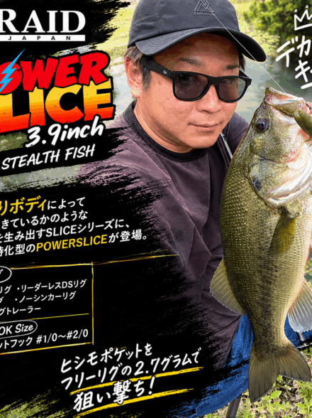 秋🍂は躍動感のあるワームがよく釣れる!